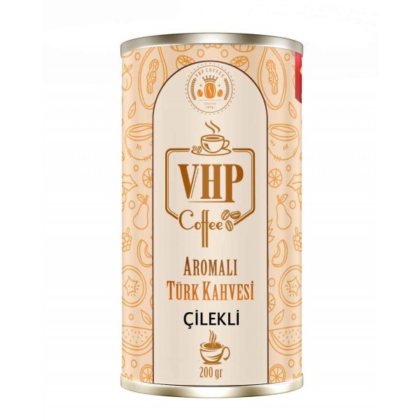 VHP TÜRK KAHVESİ ÇİLEKLİ 200 GR TENEKE