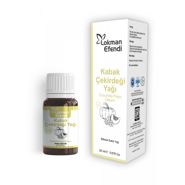 LOKMAN EFENDİ KABAK ÇEKİRDEĞİ YAĞI 20 CC