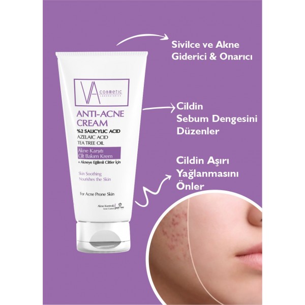 VA COSMETIC ANTI AKNE KREM 50 ML