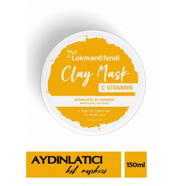 LOKMAN EFENDİ KİL MASKESİ C VİTAMİN 150 ML