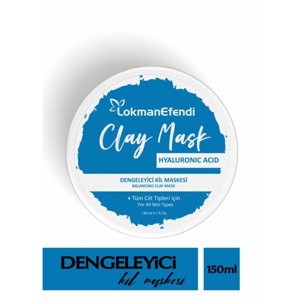 LOKMAN EFENDİ KİL MASKESİ HYALURONIC ACID 150 ML