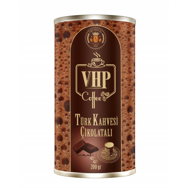VHP TÜRK KAHVESİ ÇİKOLATALI 200 GR TENEKE
